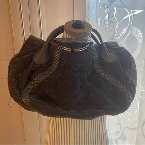 Fashion Express cotton gray handbag